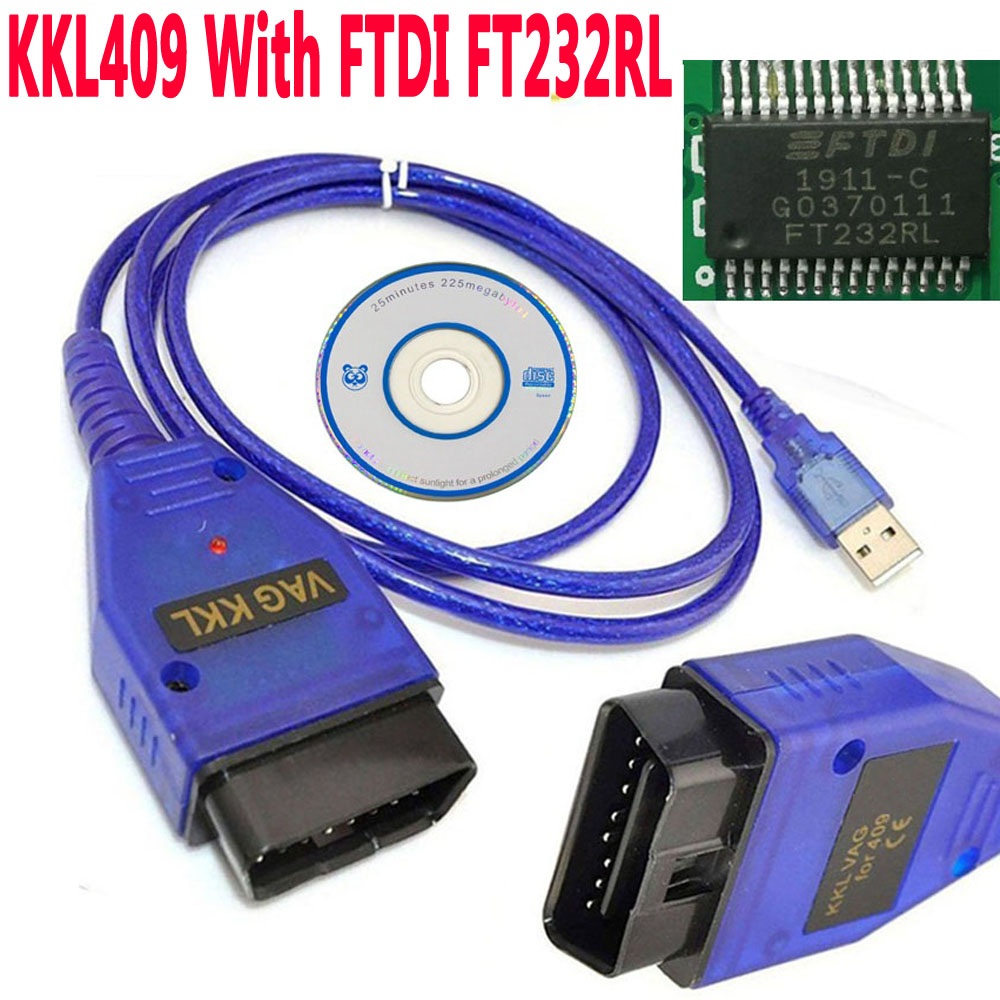 Mechanical Switch Tester - V 그룹 409 KKL 칩 obd2