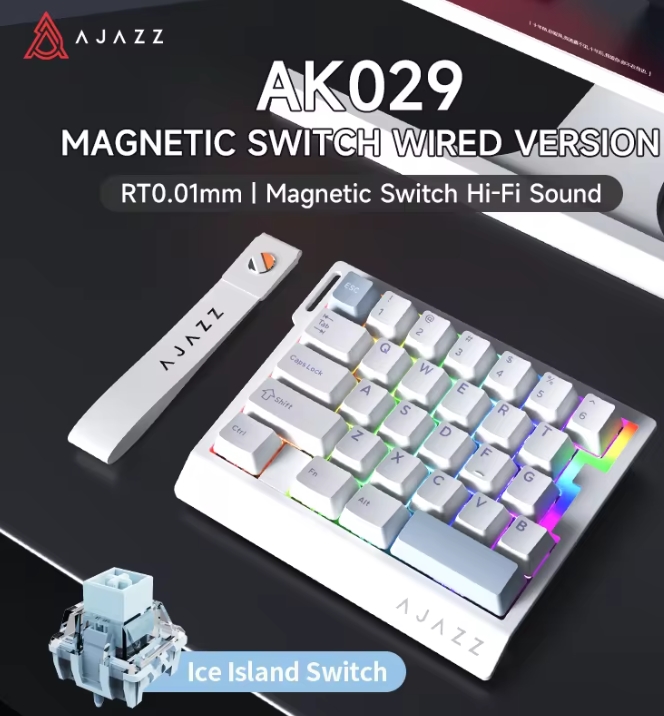 Gaming Keyboard No Rgb - AK029 유선 한손 게이밍 키보드 HE