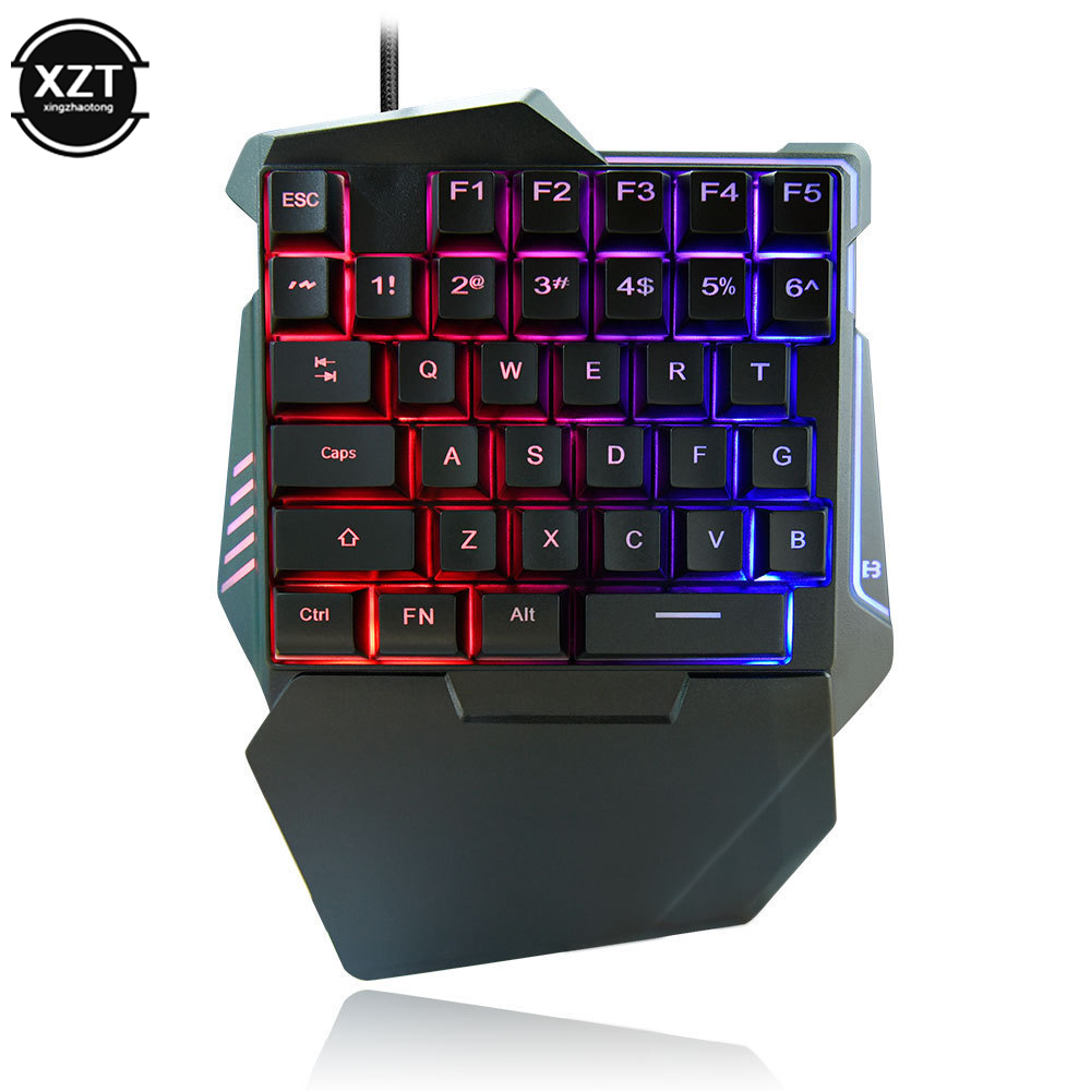 Gaming Keyboard Half - USB 한손 키보드 게임용 기계식 느낌
