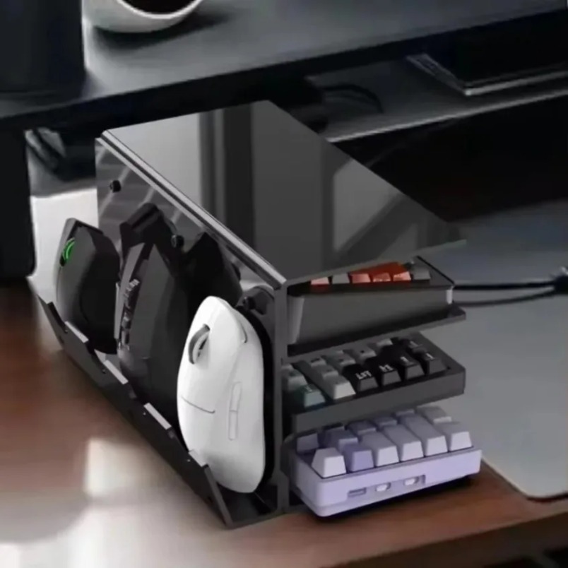 Gaming Keyboard Ergonomic - 키보드 디스플레이 스탠드 3단 아크릴 투명