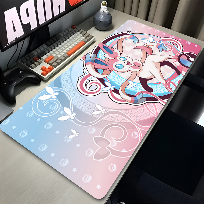 Gaming Keyboard Tactile - 대형 핑크 귀여운 마우스 패드 XXL