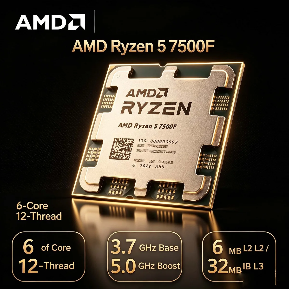 Amd Cpu Ryzen 5 - 고성능 AMD Ryzen 5 7500F R5