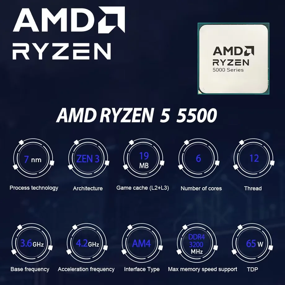 R5 5500 AMD Ryzen 5 5500 프로세서  - Amd Cpu Ryzen 5 리뷰 및 가격