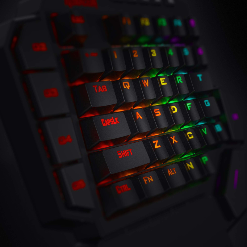 Redragon K585 DITI 한 손으로 RGB 기 - Gaming Keyboard Half 리뷰 및 가격