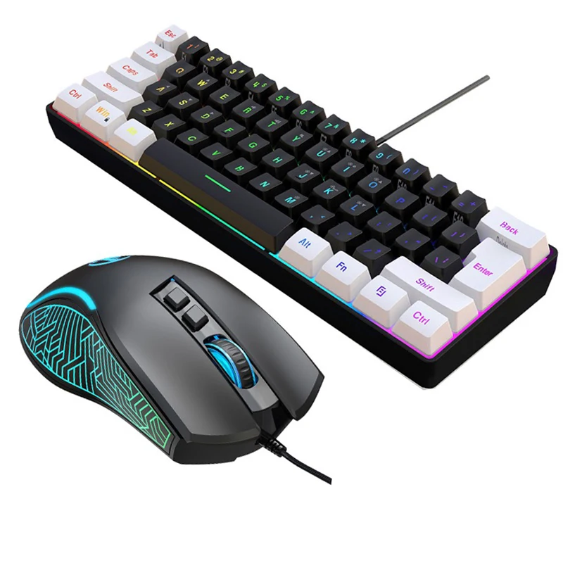 키보드 및 마우스 60% 컴퓨터 게임용 콤보 키트 PC - Gaming Keyboard Ergonomic 리뷰 및 가격