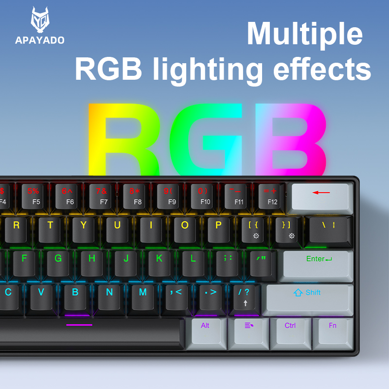 APAYADO K61 미니 기계식 키보드, 유선, 61 - Gaming Keyboard Half 리뷰 및 가격