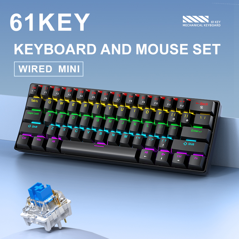 APAYADO K61 미니 기계식 키보드, 유선, 61 - Gaming Keyboard Half 리뷰 및 가격