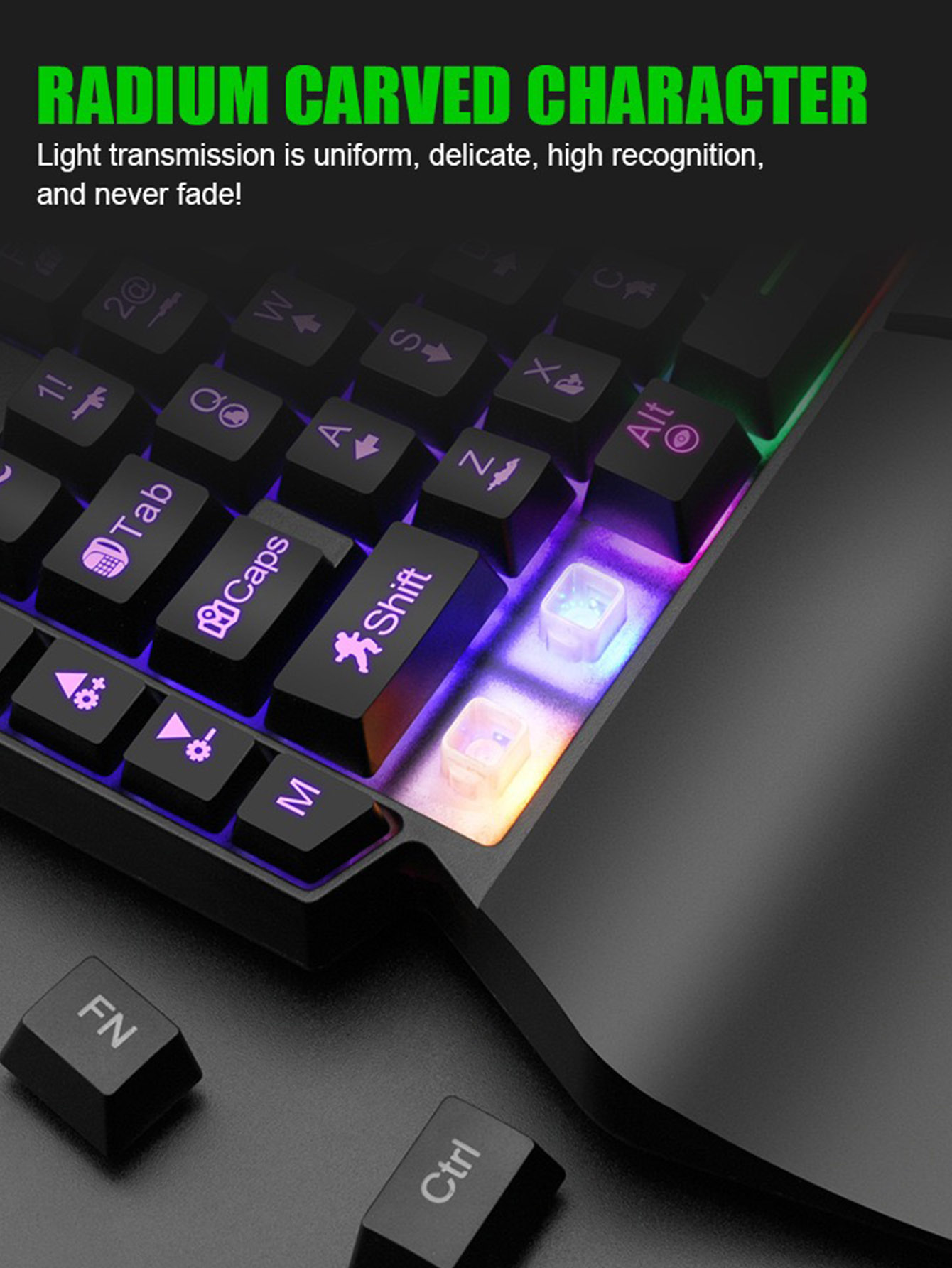 기계식 한손용 라이트 게임 유선 키보드, 라듐 각인 문 - Gaming Keyboard Half 리뷰 및 가격