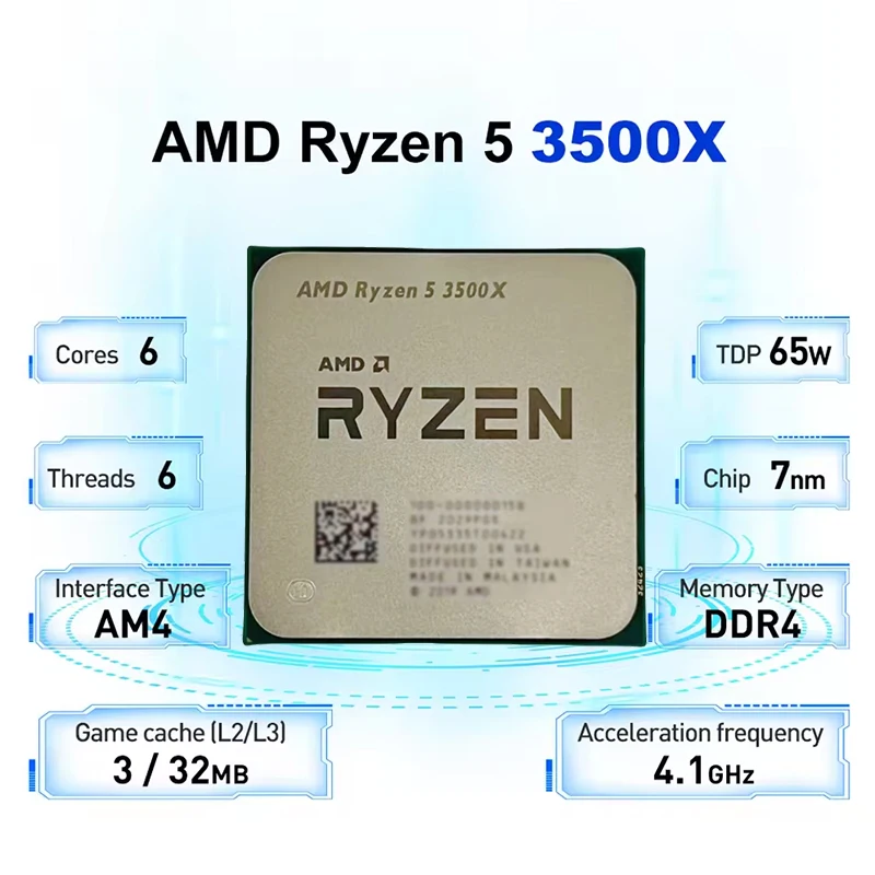 AMD Ryzen 5 R5 3500X 3.6GHz 6코 - Amd Cpu Ryzen 5 리뷰 및 가격