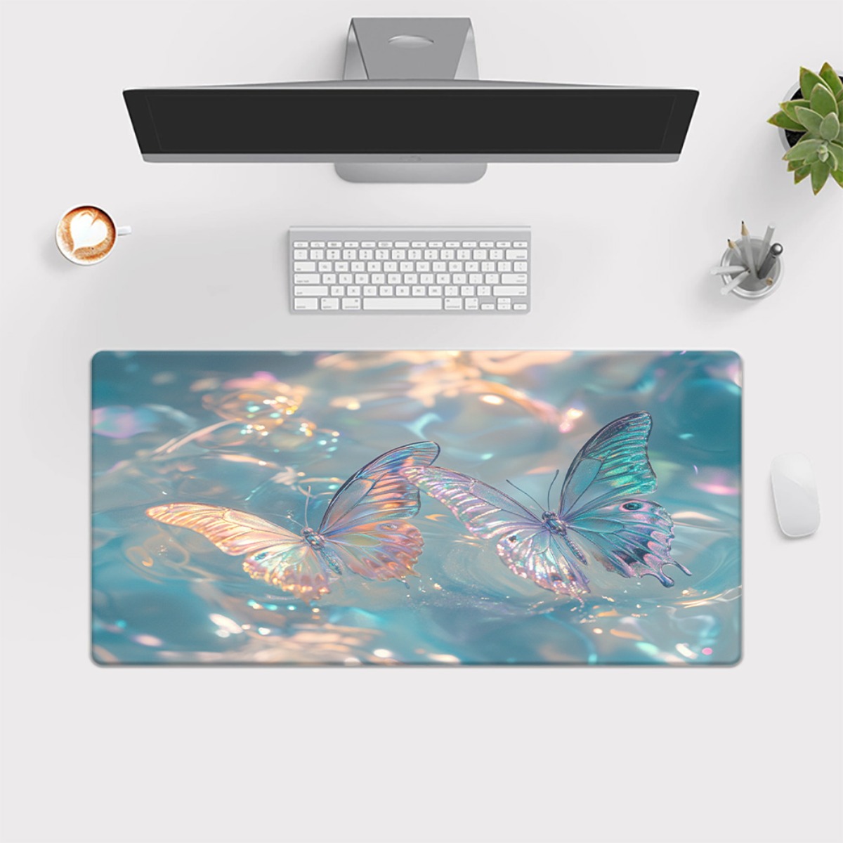 브랜드 아이언 아트 버터플라이 마우스 패드 방수 게임  - Gaming Keyboard Brand 리뷰 및 가격