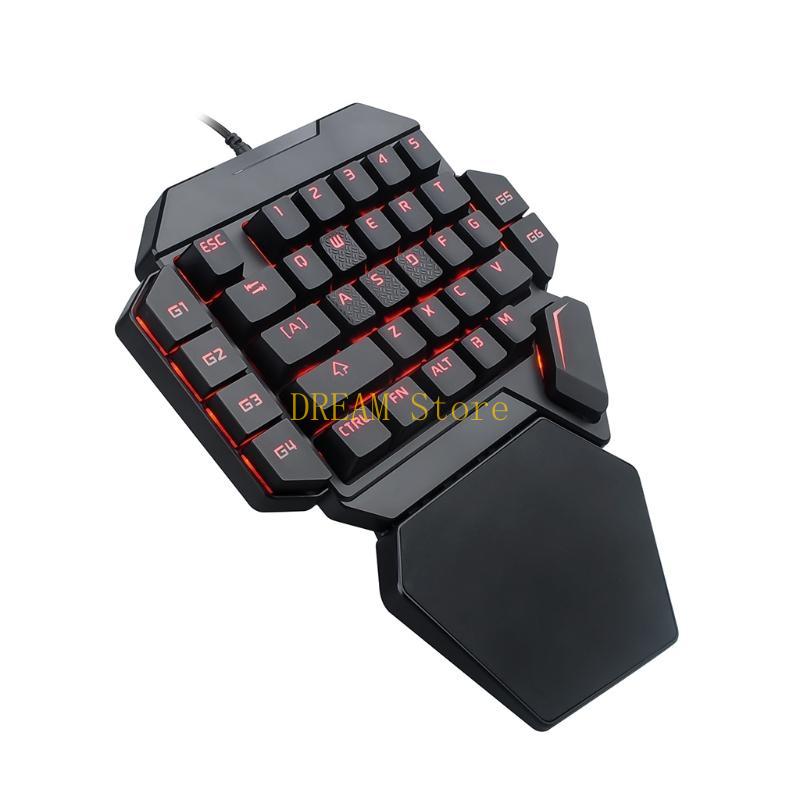 G용 게이밍 키보드 태블릿 노트북용 싱글 핸드 RGB  - Gaming Keyboard Half 리뷰 및 가격