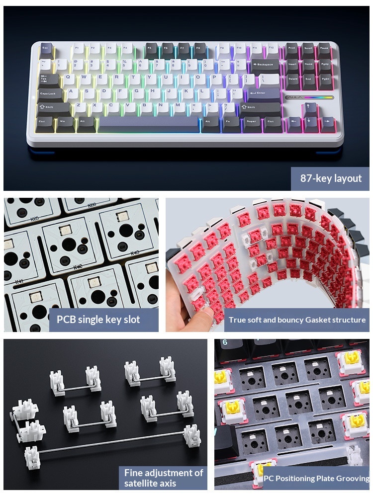 Aula F87 Pro 트라이 모드 무선 기계식 키보드 - Gaming Keyboard Not Typing 리뷰 및 가격
