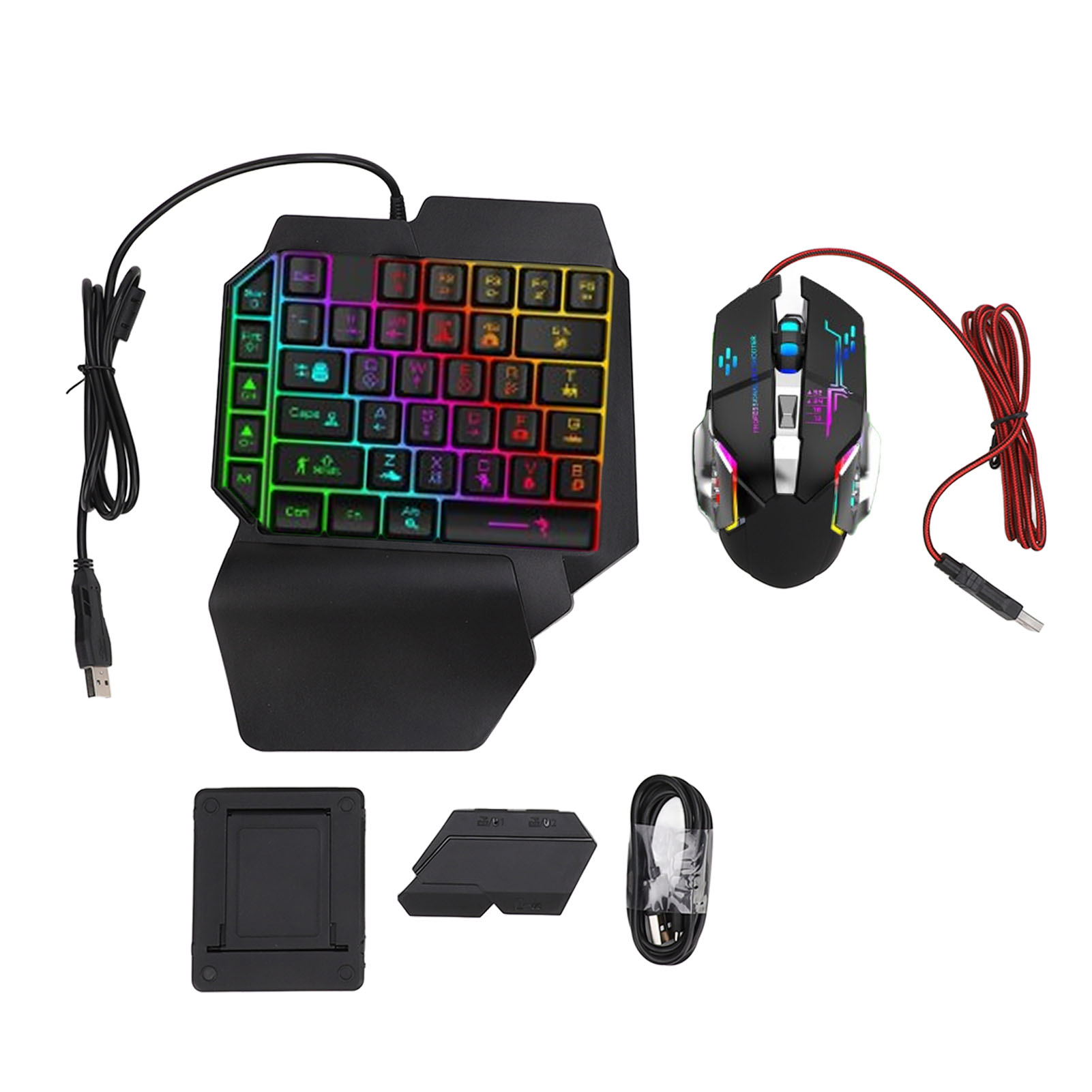키보드 마우스 변환기 세트 반응형 한 손 키보드 마우스 - Gaming Keyboard Half 리뷰 및 가격