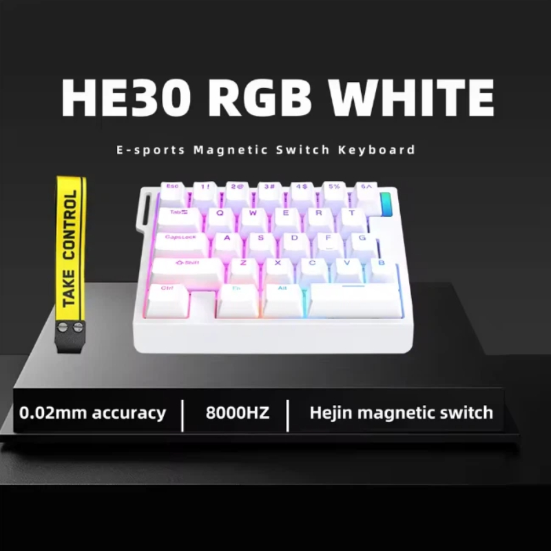 HE30 한 손 자석축 게이밍 키보드 조절 가능한 감도 - Gaming Keyboard Not Typing 리뷰 및 가격