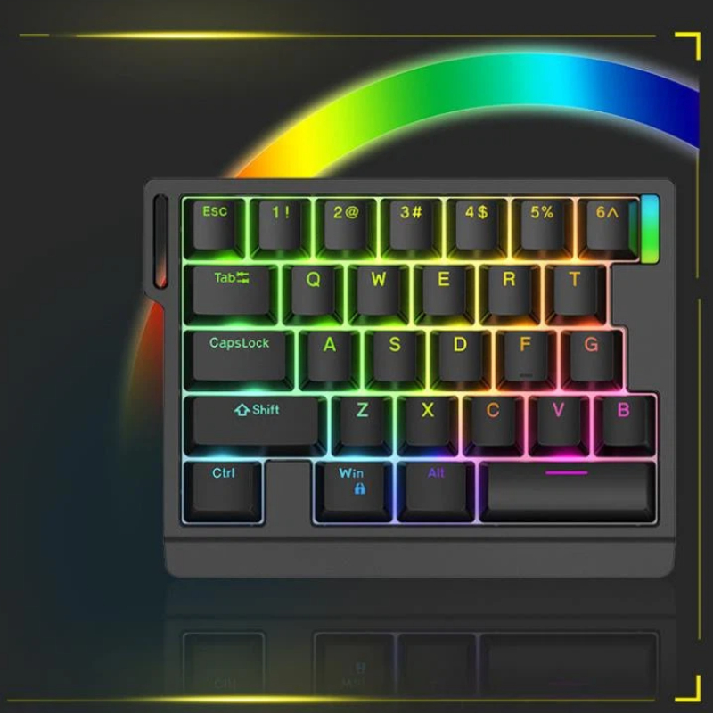 HE30 한 손 자석축 게이밍 키보드 조절 가능한 감도 - Gaming Keyboard Not Typing 리뷰 및 가격