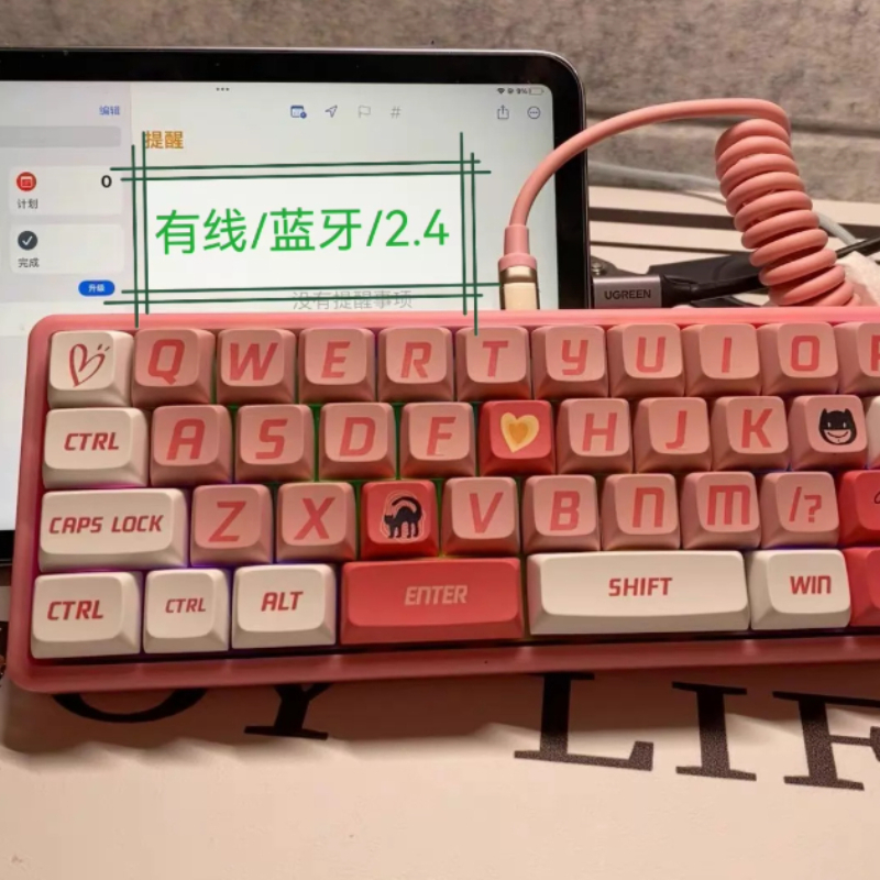 40% 미니 무선 키보드 키트 커스터마이징 컬러 세 번 - Gaming Keyboard Half 리뷰 및 가격