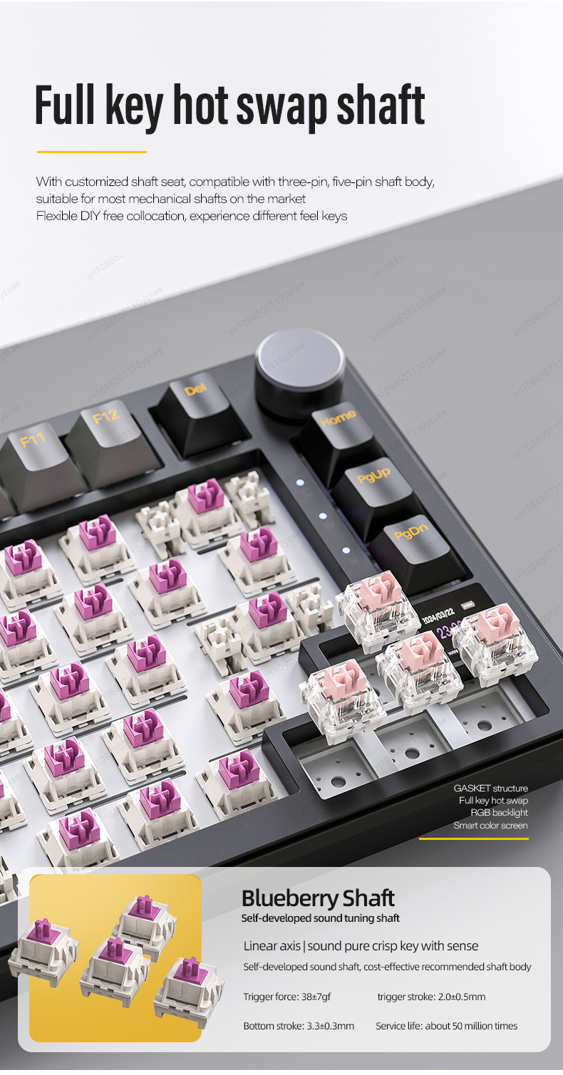 2024 새로운 AL66 기계식 키보드 알루미늄 합금  - Gaming Keyboard No Rgb 리뷰 및 가격