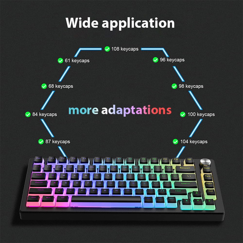129키 푸딩 키캡 PBT 이중사출 RGB 게이밍 키보 - Gaming Keyboard No Rgb 리뷰 및 가격