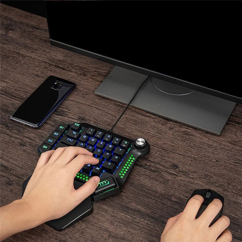 AEF6-한 손으로 작동하는 기계식 게이밍 키보드 RG - Gaming Keyboard Training 리뷰 및 가격