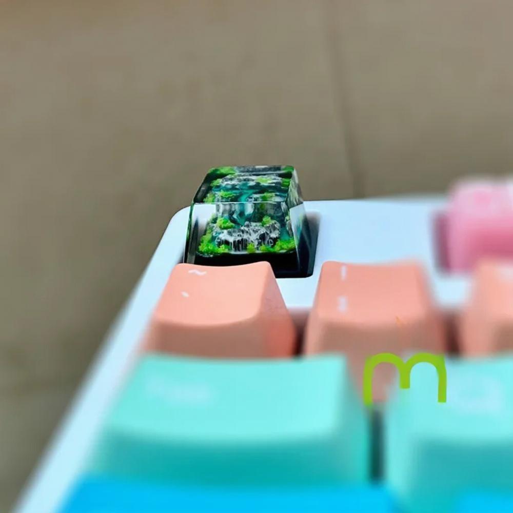 산과 바다 키캡 아티산 레진 고급 DIY PC 게이머  - Gaming Keyboard No Rgb 리뷰 및 가격
