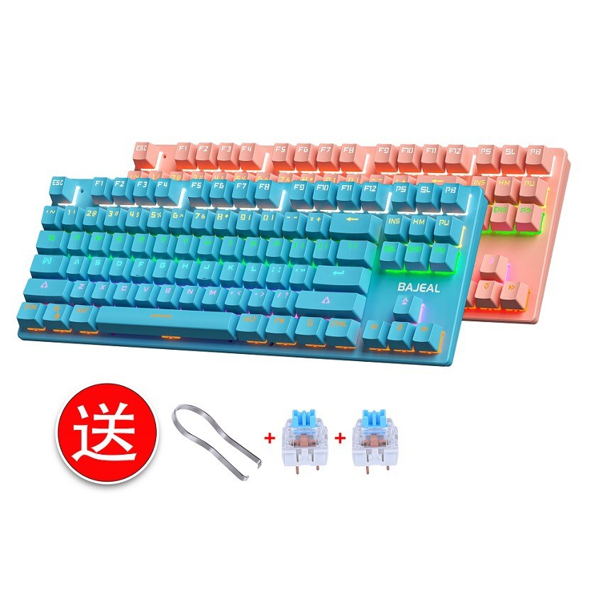 BAJEAL K300 기계식 키보드 87키 블루 스위치 - Gaming Keyboard K300 리뷰 및 가격