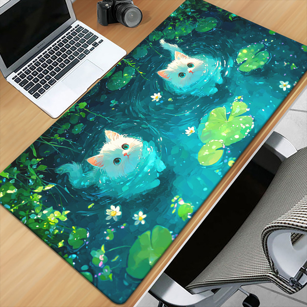 브랜드 귀여운 고양이 연못 XXL 마우스패드 철제 아트 - Gaming Keyboard Brand 리뷰 및 가격