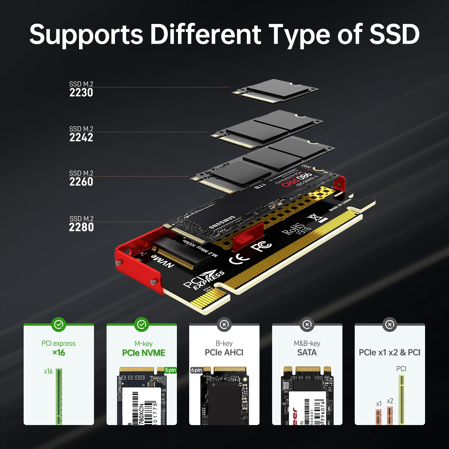 JEYI M.2 NVME to PCIe 4.0 X16  - Samsung Ssd 990 Pro 리뷰 및 가격