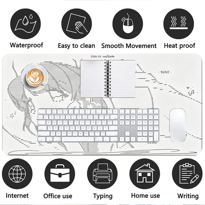 1Pcs 가죽 마우스 패드 애니메이션 엔젤 소녀 Y2k - Gaming Keyboard Tactile 리뷰 및 가격